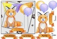 Cute Fox Birthday Boy