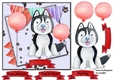Cute Husky Birthday Boy