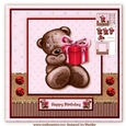 Mini Kit Cute Birthday Teddie