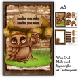 A5 Male Card Wise Owl