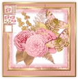 Roses Bouqet Pink & Gold Mini Kit