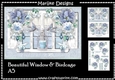 Beautiful Window Roses & Birdcage A5 Card