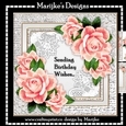 Pink RosesBrthday  Wishes  Mini Kit