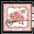 Wheelbarrow Antique Roses 