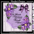 Poinsettias in Purple Mini Kit