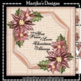 Poinsettias in Vintage Pink Mini Kit