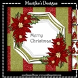 Poinsettias in Red  Mini Kit
