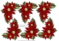 Step By Step Poinsettias in Red