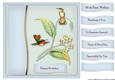 Male Card Antique Hummingbird Topper & Tags 2