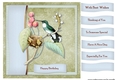 Male Card Antique Hummingbird Topper & Tags 7