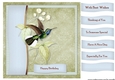 Male Card Antique Hummingbird Topper & Tags 8
