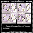 Beautiful Amaryllis Toppers & Insert Kit