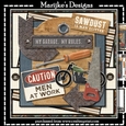 Male Card  Men At Work  Mini Kit