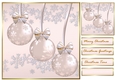 Christmas Baubles In Lavender  Topper