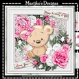 Cute Teddie Birthday Girl, Mini Kit