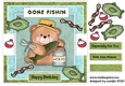 Cute Topper Gone Fishin
