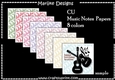 CU Music Notes Backing Papers