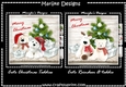 Kit 2 Mini Kits Christmas Teddies
