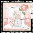 Cute Christmas SnowGirl Mini Kit
