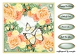 Topper Roses & Butterflies 2