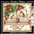 Christmas Book Robin Baubles Mini Kit