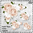 CU Pastel Roses Corner Vignette 
