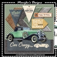 Vintage Green Car Mini Kit