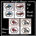  4 Quick Cards Classic Cars Kit