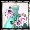 Gorgeous Dress & Roses Mini Kit