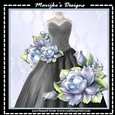 Stunning Dress & Roses Mini Kit