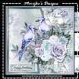 Birds & Vintage Roses Mini Kit
