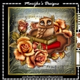 Male Card Golden Roses