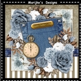Male Card Jeans & Roses Mini Kit