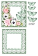 Roses & Butterflies Topper & Insert 1