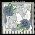 Sympathy  Dove   &  Roses  Mini Kit