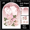Arch Shaped Card Glam Roses Mini Kit