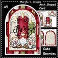 Arch Shaped Card Cute Gnomies Mini Kit