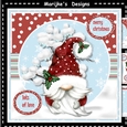 Cute Santa  Gnome  Girl  Mini Kit