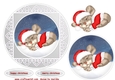 Round Topper Christmas Baby Mouse