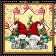 Colorful Christmas Gnome Couple Mini Kit