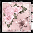 Vintage Pink Roses Beauty Mini Kit