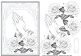A5  Praying Hands  Sympathy