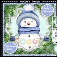 Snowman Cutie in Blue Mini Kit