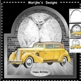 Male Card Yellow Car Mini Kit