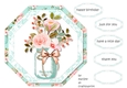 Topper Flowers & Butterflies