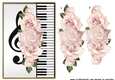 A5 Piano Pink Glam Roses