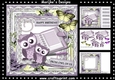 Cute Birthday Owls Mini Kit