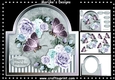 Shaped Card Topper Roses & Butterflies Mini Kit