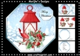 Christmas Lantern Iin Red Mini Kit
