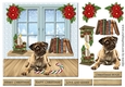 Pug´s Christmas Quick Card